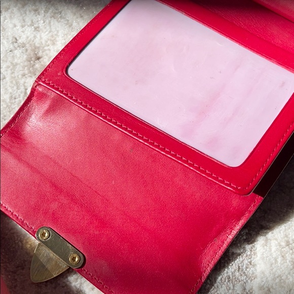 Louis Vuitton Red Monogram Vernis Koala Wallet - Picture 12 of 14